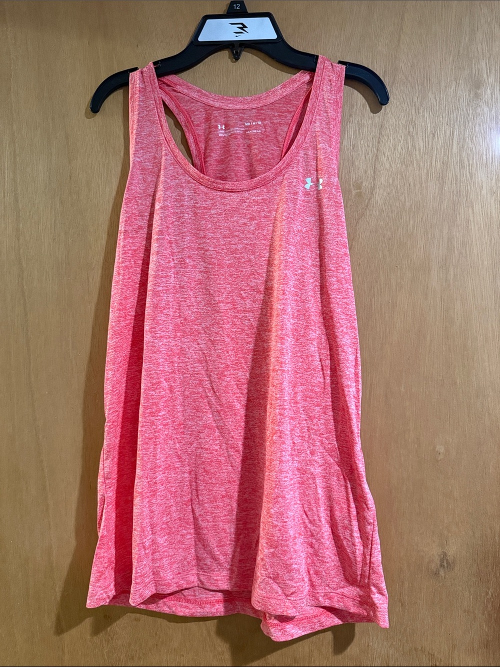 Under Armour Heather Coral Pink Racerback Tank
